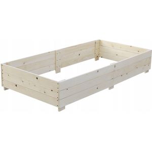 Moestuinkist 200x100x30 Bloempot Kruideninspectie Houten Kisten