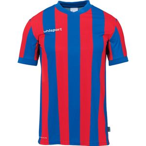 Uhlsport Stripe 2.0 Shirt Korte Mouw Kinderen - Royal / Rood | Maat: 152