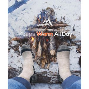 Hiking Socks for Men - 3 Pairs of Merino Wool, Anti-Blister, Perfect for Trekking and Sports