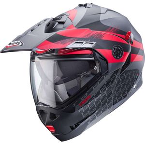 Caberg Tourmax X Sarabe Grijs Rood Systeemhelm - Maat XS - Helm