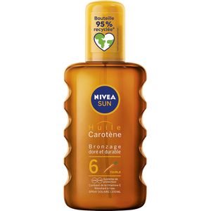 NIVEA - Sun Carotene Bronze - Zonnebrand - 200 ml - SPF 6 - Bescherming tegen UVA/UVB
