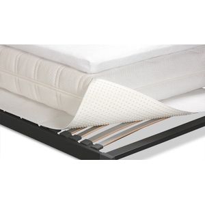 Beter Bed Topper Molton Hoeslaken en Anti-Slip Matrasonderlegger - Beschermingspakket - 160x200x10 cm