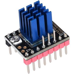 Ultralichte Stappenmotordriver voor 3D Printers - Vervanging voor A4988 / DRV8825 met Koellichaam