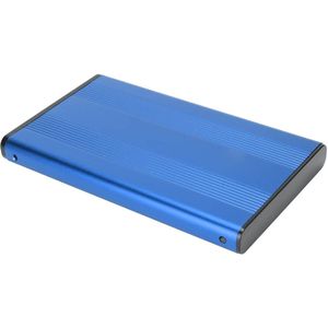 Externe harde schijf behuizing van 2,5 inch met USB 3.0 interface, 5 Gbps snelheid en 2TB capaciteit, anti-statisch en draagbaar in zwart, zilver of blauw