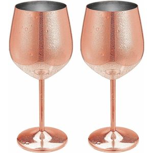 stainless steel wine glasses - royal style wine cups / High Quality - - Perfect for Home, Restaurants and Parties - Champagne Glasses \ Premium product / Tonic Cocktail Glasses