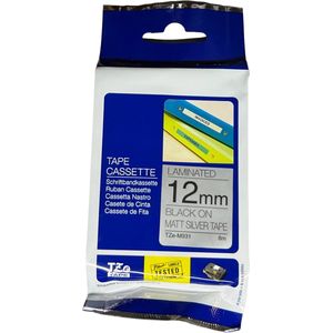 Brother TZE-M931, Zwart, Zilver, Brother, 12MM