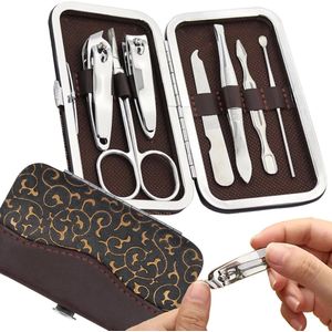Nagelset Etui - Manicure - Pedicure – 7 Elementen