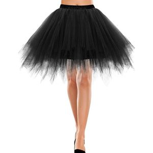 Vrouwen Tule Rok 50s Rockabilly Petticoat Tutu Onderrok Korte Ballet Dans Jurk Baljurk Ballet Avond Jurk Opportunity Accessoires