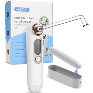 Elektrische Amandelsteen Verwijderaar 11 delige Set - Tonsil Stone Remover - Tonsilfresh - Mondhygiëne