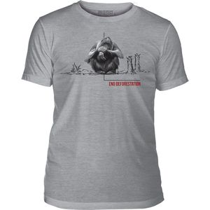 T-shirt End Deforestation Orangutan Tri-Blend XL
