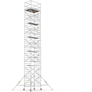 Wixor Rolsteiger | Steiger | Stelling | Rolstelling 190 Lang | 135 Breed | 11m werkhoogte | Schoren