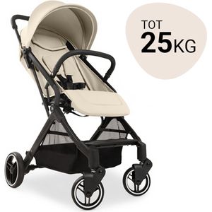 Hauck Travel N Care Plus Buggy - comfortabele ligstand - vanilla