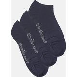 Comfortabel & Zijdezacht Bamboo Basics Dani - Bamboe Sneaker Sokken (Multipack 3 stuks) Heren / Dames - Navy - 35-40