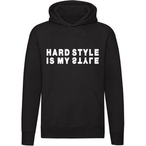 Hardstyle is my style Hoodie - muziek - unisex - trui - sweater - capuchon