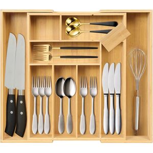 Bestekbak – luxe bestekcasette – bestek opslag voor laden – opbergen van bestek – cutlery organizer