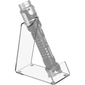 Acryl Desktop Lightsaber Display Stand - Light Saber Holder Rack voor Handle Dolk - Lightsaber Storage Decoratie met Piccolo Record .