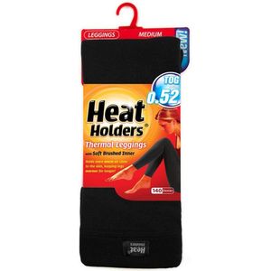 Verwarm dames leggings zwart l - warmtehouders