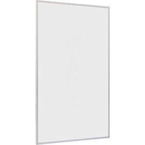 Mobiele Elektrische Verwarming - Infrarood Verwarmingspaneel met Stekker - Waterdicht Verwarmingspaneel - Wit - 600watt - 90,5 x 2,2 x 50,5 cm