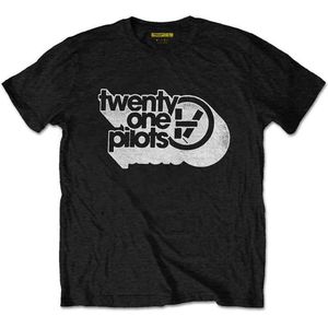 Twenty One Pilots - Vessel Vintage Heren T-shirt - S - Zwart