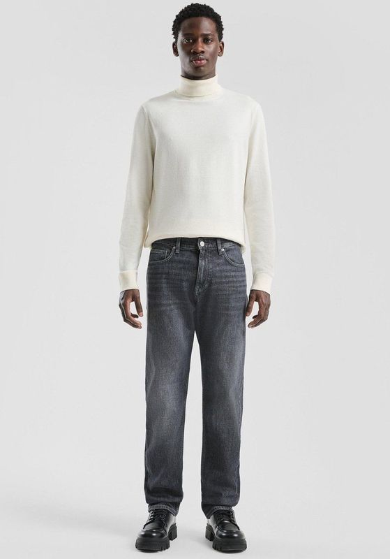 Jeans - Regular Fit - 5-Pocket Model - Rechte Pijp - Mid Rise Bandhoogte