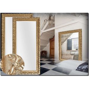 Spiegel Antonio Napoli Goud Buitenmaat 105x205cm