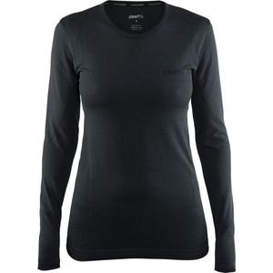 Craft Active Comfort Roundneck Ls Sportshirt Dames - Black