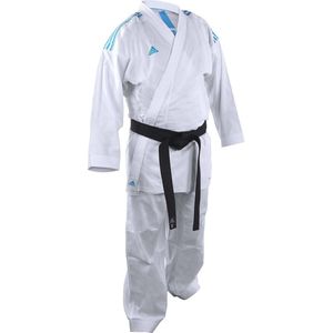adidas Karatepak K220KF Kumite Fighter Wit/Blauw Maat 200
