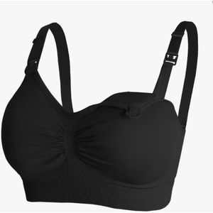 Zwangerschaps BH & Slip Set – Naadloos Ondergoed – Comfortabel & Ademend – M t/m XL – Zwart / Beige / Bordeaux