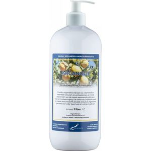 Arganolie 1 liter met witte pomp - 100% natuurlijk - biologisch en koud geperst