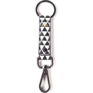 Difuzed Zelda Sleutelhanger -Black & White Triforce & Hyrule Crest (Diversen) Nieuw