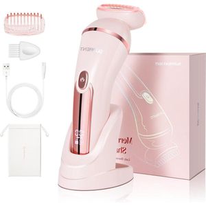 3-in-1 draadloos oplaadbaar scheerapparaat voor vrouwen - elektrische trimmer - pijnloze epilator - nat en droog gebruik - voor armbenen scheerapparaat vrouw