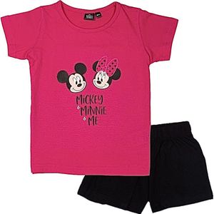 Disney Minnie Mouse Pyjama / Shortama - Roze - Katoen - maat 110/116