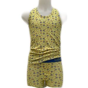 Embrator jongens Ondergoedsetje overall print geel maat 92/98