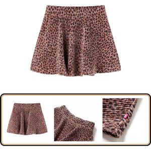 Kinderrokje - Oudroze - Luipaardprint - Polyester Rokje - Kindermode