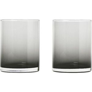 Blomus Mera set/2 glas recht 0.22L smoke