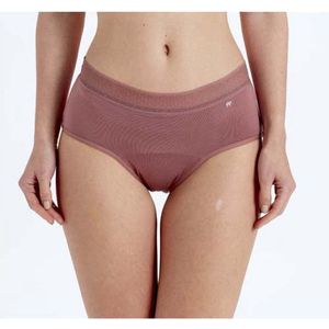 Pretty Polly menstruatie ondergoed - menstruatiebroekje - vervangt tampons & Maandverband compleet en beschermend ook bij licht urineverlies. - Woodrose - Medium