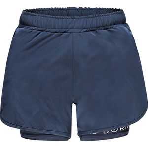 Re-Born 2 Laagse Stretch Short Dames - Navy - Maat XL