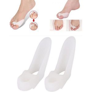 Jonyx - Teenspreider - Hallux Valgus - Siliconen - Wit - 1 Paar