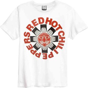 Red Hot Chili Peppers - Aztec Heren T-shirt - M - Wit