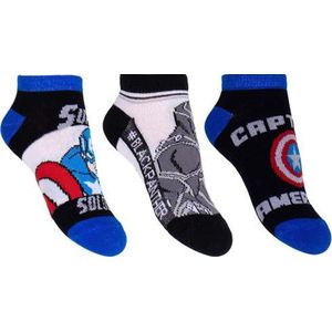 Marvel Avengers - Enkelsokken - Pack 2 - 3-Pack - Maat 23/26