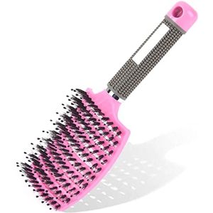 Zachte Haarborstel voor Vrouwen - Ontwarren en Verminderen van Haarbreuk