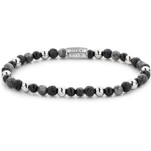 Rebel & Rose Armband Shiny Night 4mm Hematiet RR-40041-S