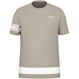 HEAD - Proplayer Tee - Tennisshirt - Willow Grey - 100% Katoen