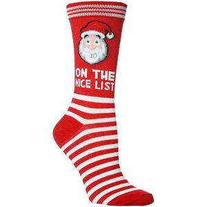 Kerstsokken 'On The Nice List' (91268)