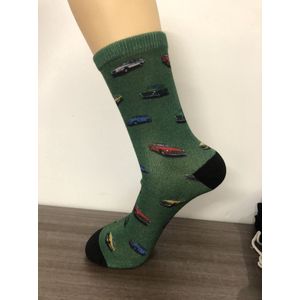Vrolijke Volvo Sokken Groen maat 42-45