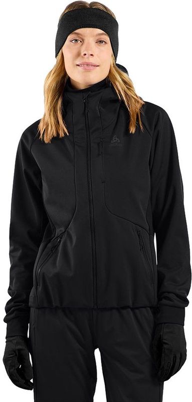 Odlo Zeroweight Windproof X Warm Jas Zwart M Vrouw