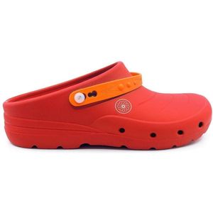 MyClog Original 1504 Strawberry Red medische klompen dames - heren - ziekenhuis - OK - verpleegkundige - tuinklompen - 90 graden wasbaar - maat 43