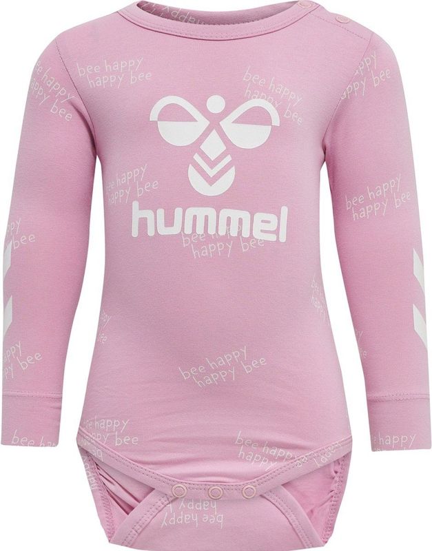 Hummel - Calen Body Longsleeve 214081 - Mauve Mist - Kinder Bodys