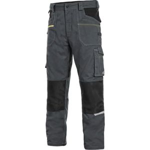 Werkbroek CANIS SAFETY CXS STRETCH, heren, donkergrijs-zwart, maat 46