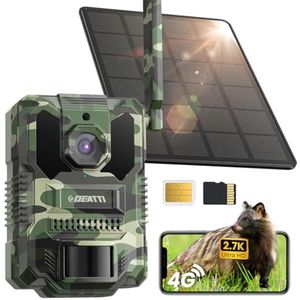 4G LTE Wildcamera met Mobiele Telefoontransmissie en Nachtzicht